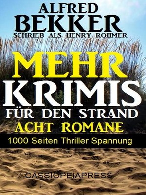 cover image of Mehr Krimis für den Strand--Acht Romane